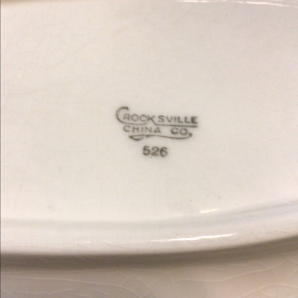(6) Antique  Crocksville China Co. Dinnerware set - Picture 8 of 8